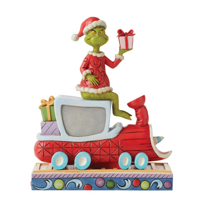 Grinch on Train Figurine - Enesco Gift Shop