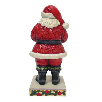 "Touched by Wonder" Santa with Robin in Hands Figurine (UK/EU Exclusive) - Heartwod Creek by Jim Shore - Enesco Gift Shop