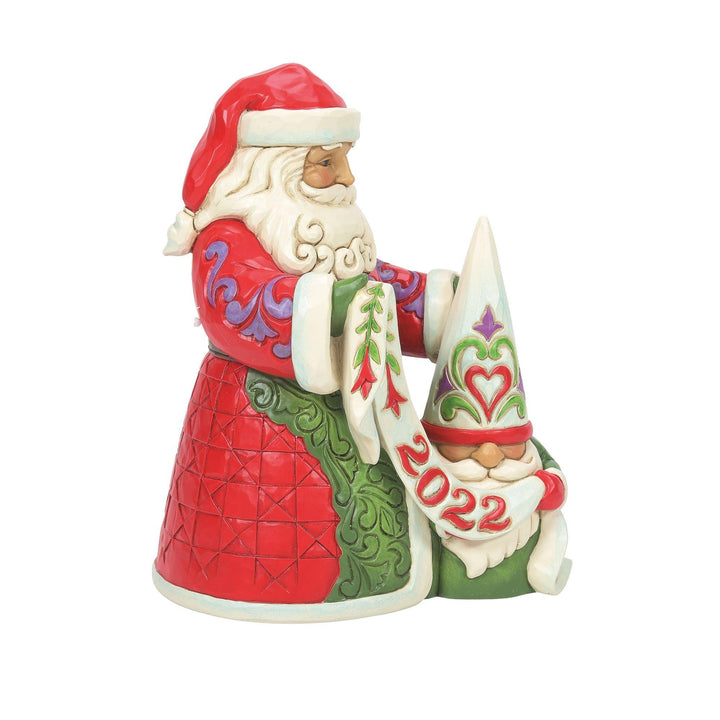 2022 Santa with Gnome - Heartwood Creek by Jim Shore - Enesco Gift Shop