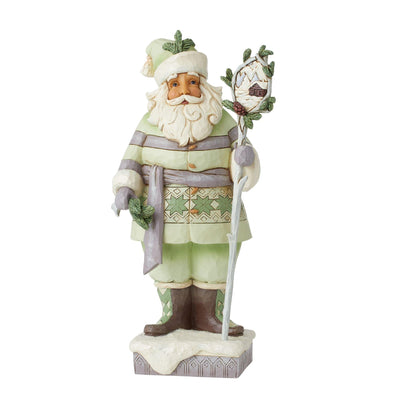 "Christmas in the Woods" Woodsy Santa Figurine - Heartwood Creek by Jim Shore - Enesco Gift Shop