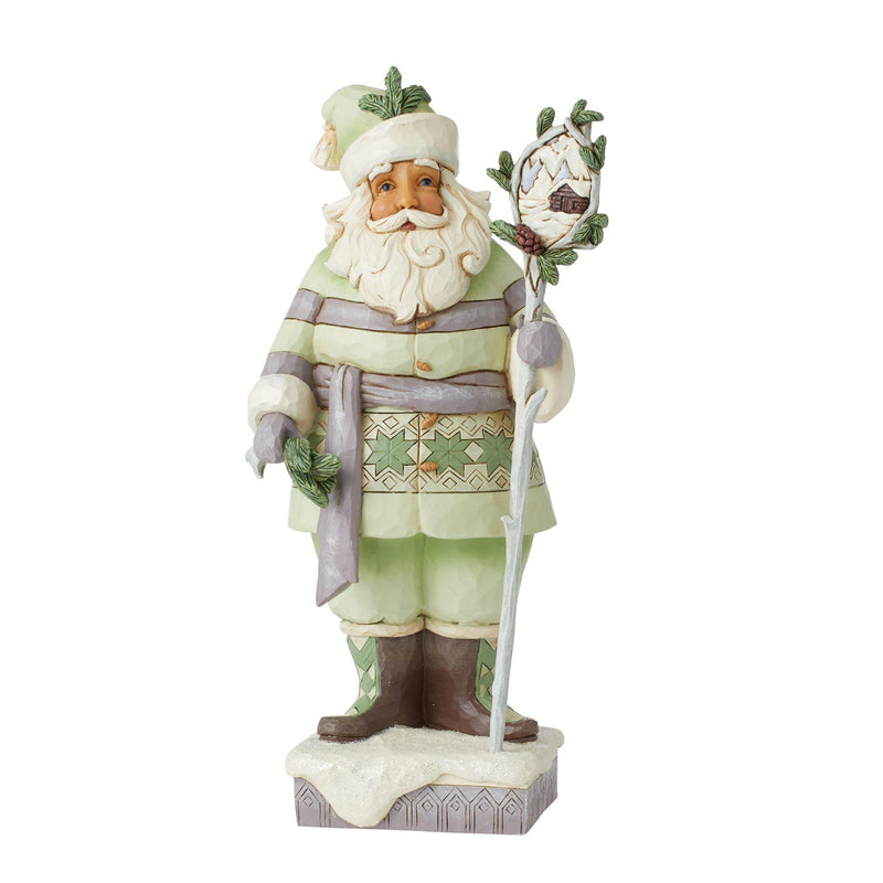 "Christmas in the Woods" Woodsy Santa Figurine - Heartwood Creek by Jim Shore - Enesco Gift Shop