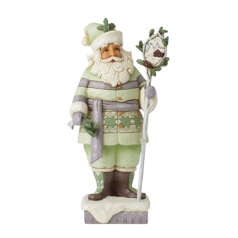 "Christmas in the Woods" Woodsy Santa Figurine - Heartwood Creek by Jim Shore - Enesco Gift Shop