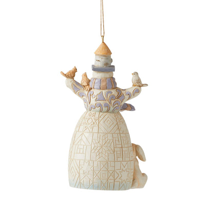 Snowman with Animals Hanging Ornament - Heartwood Creek by Jim Shore - Enesco Gift Shop