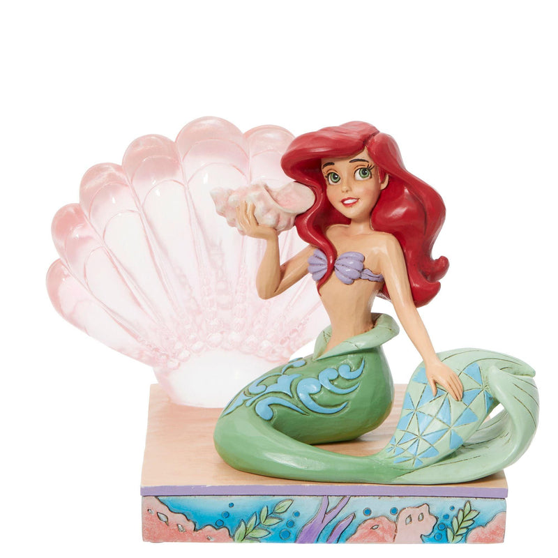 Ariel with Clear Resin Shell - Disney Traditions by Jim Shore - Enesco Gift Shop