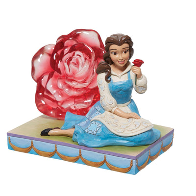 Belle with Clear Resin Rose - Enesco Gift Shop