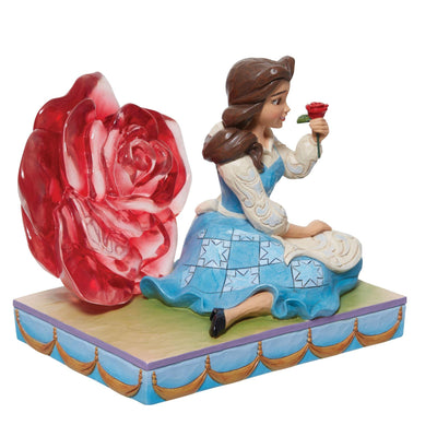 Belle with Clear Resin Rose - Enesco Gift Shop