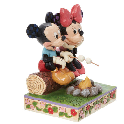 Mickey & Minnie Campfire Figurine - Disney Traditions by Jim Shore - Enesco Gift Shop