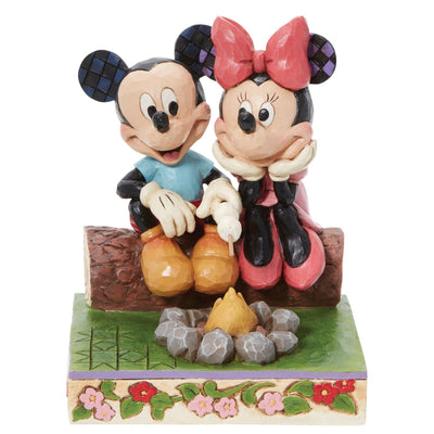 Mickey & Minnie Campfire Figurine - Disney Traditions by Jim Shore - Enesco Gift Shop