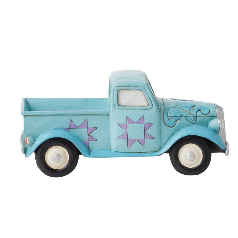 Blue Mini Pickup Figurine by Jim Shore - Enesco Gift Shop