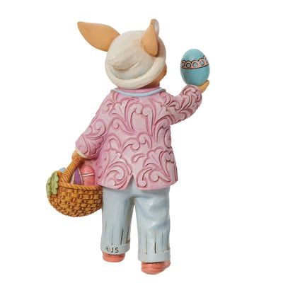 Pint Size Bunny with Egg - Heartwood Creek by Jim Shore - Enesco Gift Shop