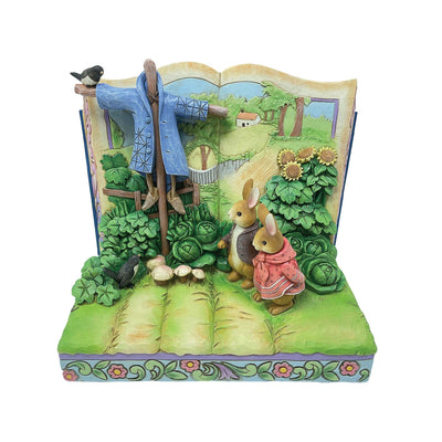 Peter, Benjamin, Scarecrow Storybook Figurine - Beatrix Potter by Jim Shore - Enesco Gift Shop