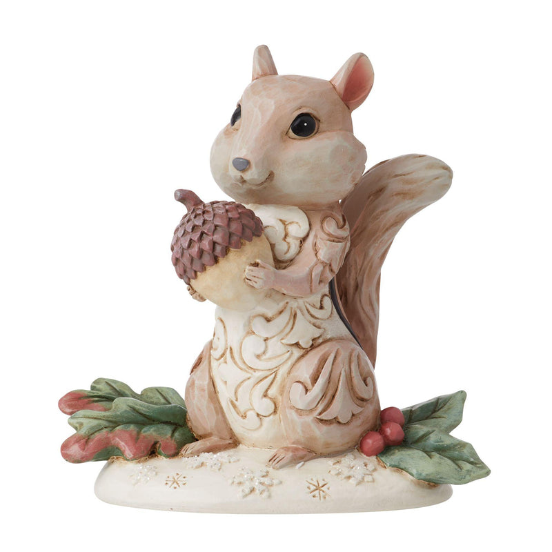Woodland Chipmunk Holding Acorn Figurine - Heartwood Creek by Jim Shore - Enesco Gift Shop