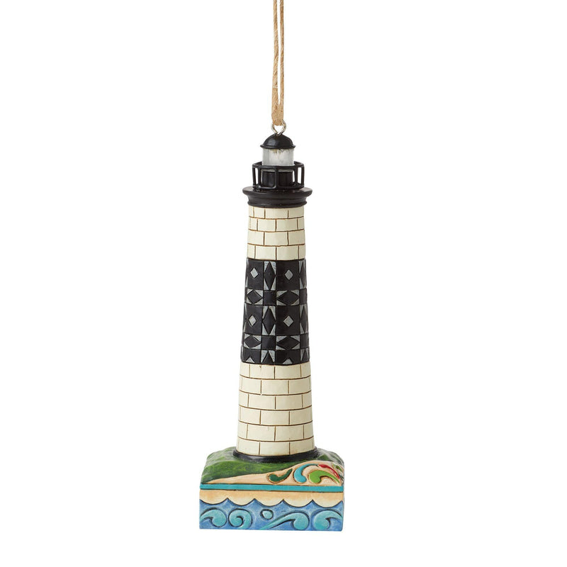 Big Sable - Michigan LED Hanging Ornament - Heartwood Creek by Jim Shore - Enesco Gift Shop