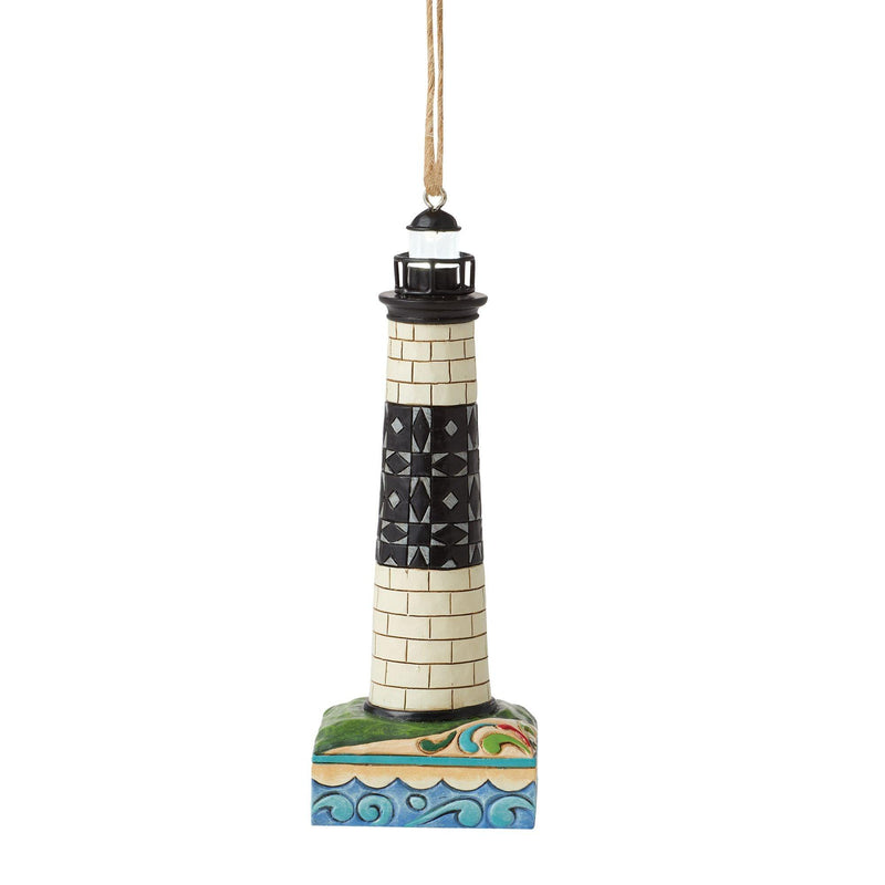 Big Sable - Michigan LED Hanging Ornament - Heartwood Creek by Jim Shore - Enesco Gift Shop