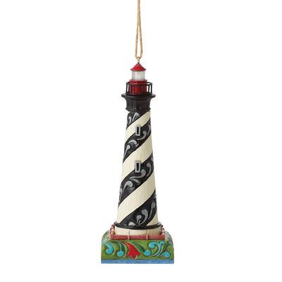St. Augustine Florida LED Hanging Ornament - Heartwood Creek by Jim Shore - Enesco Gift Shop