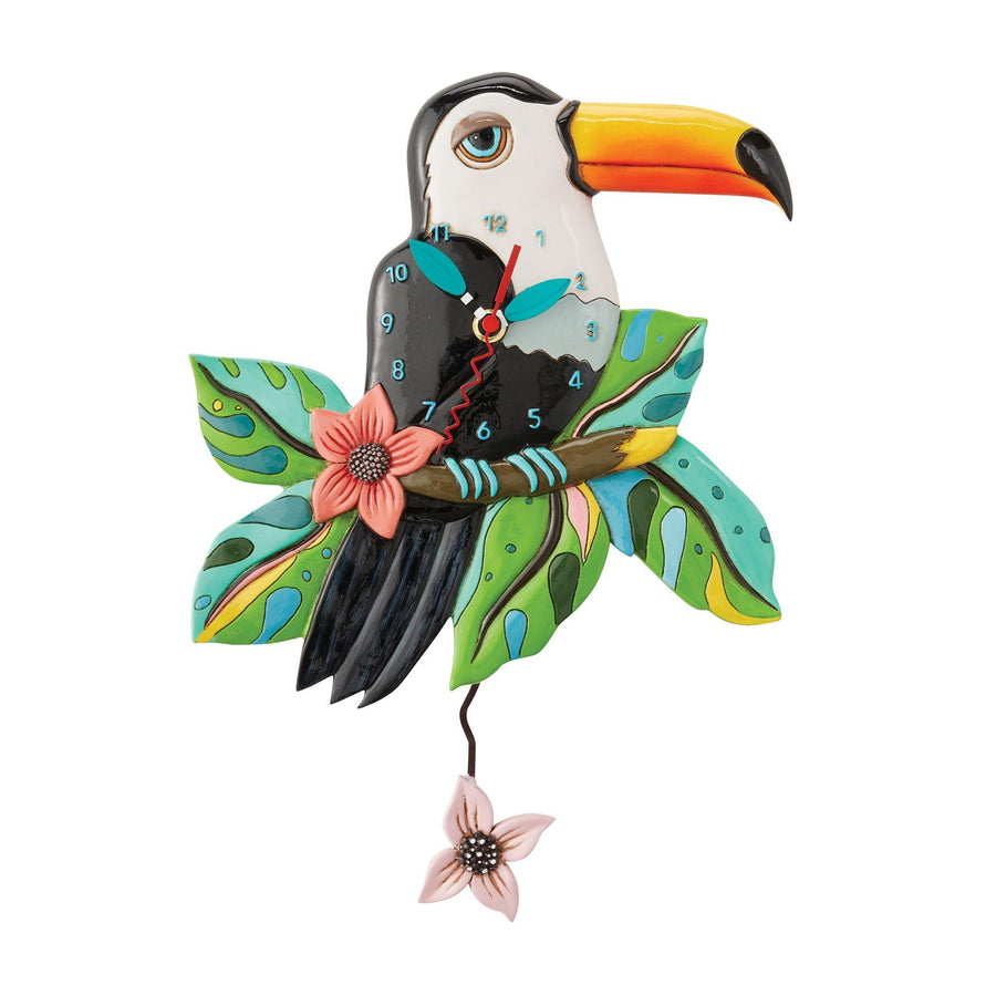 Toucan Tom Clock by Allen Designs - Enesco Gift Shop