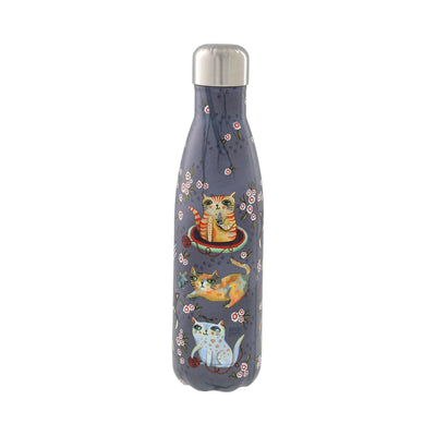 Crazy Cats Water Bottle - Enesco Gift Shop
