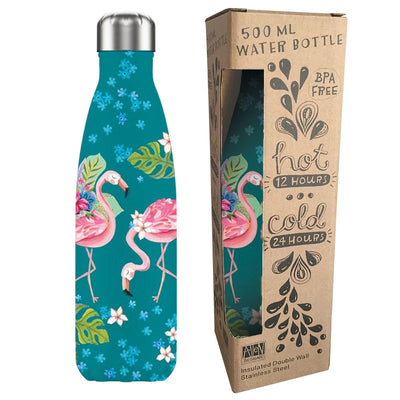 Funky Flamingo Water Bottle - Enesco Gift Shop