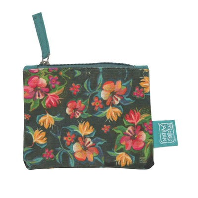 Moody Flowers Zipped Pouch Small - Enesco Gift Shop