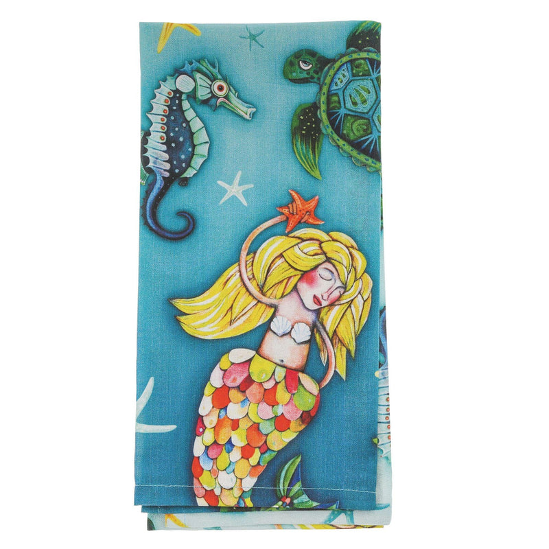 Mermaid Tea Towel - Enesco Gift Shop