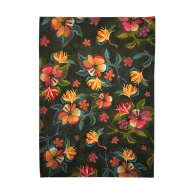 Moody Flowers Tea Towel - Enesco Gift Shop