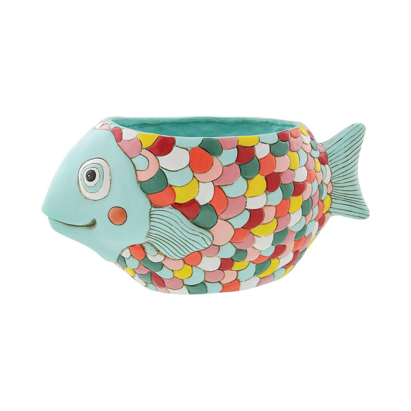 Rainbow Fish Super Planter - Enesco Gift Shop