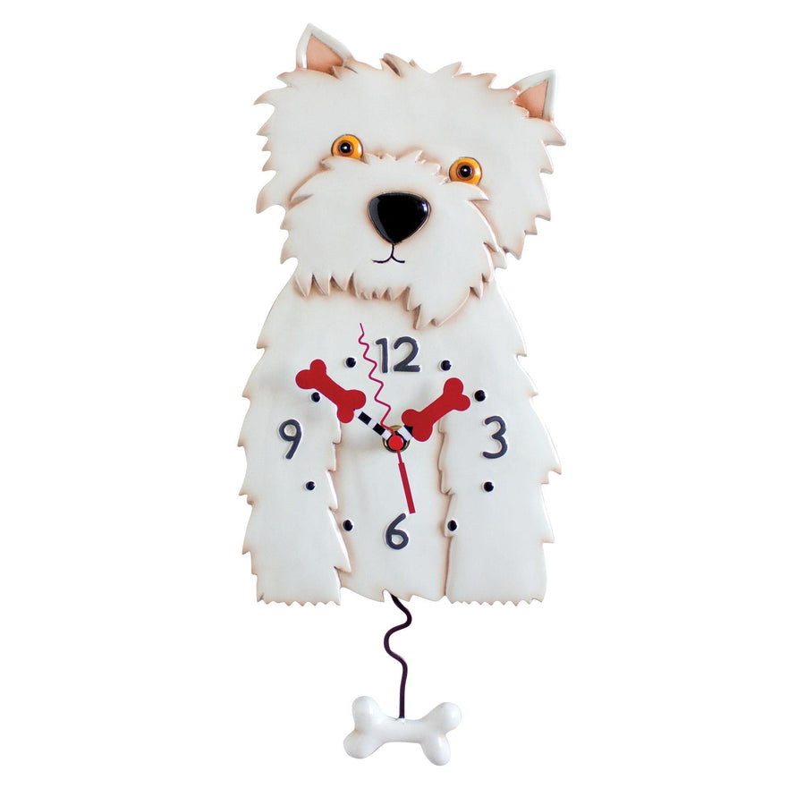 Westin Clock (westie) - Enesco Gift Shop