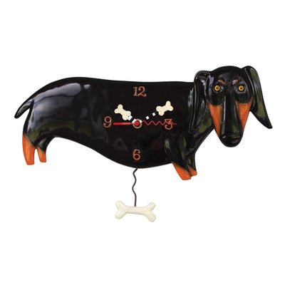 Otis Clock (black dachshund) - Enesco Gift Shop