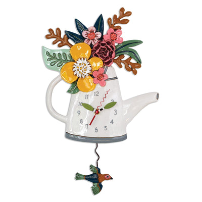 Blossom Clock (coffee pot with flowers) - Enesco Gift Shop