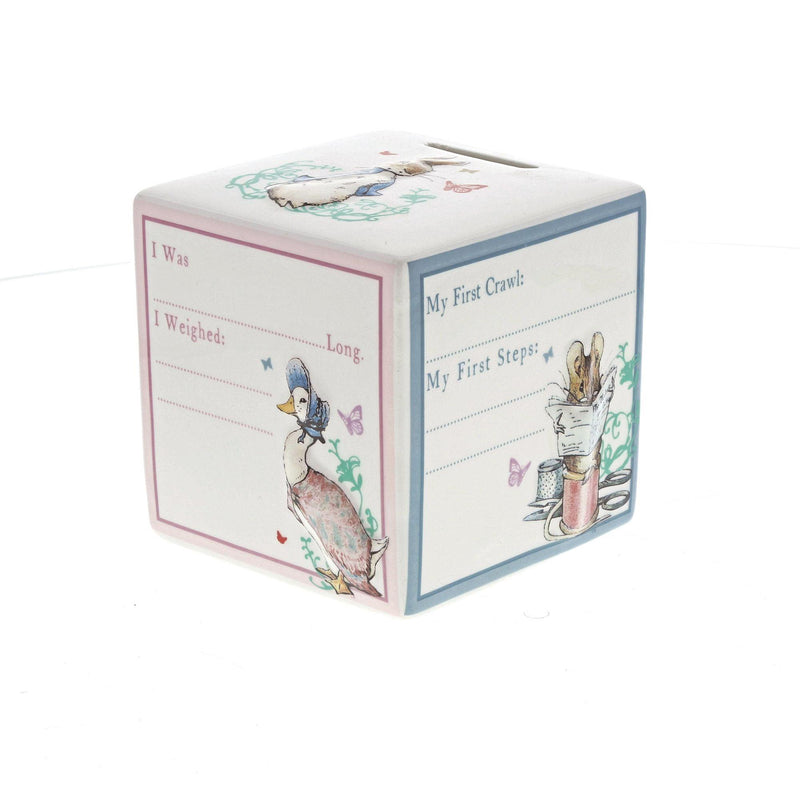 Peter Rabbit New Baby Money Bank by Beatrix Potter - Enesco Gift Shop