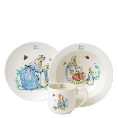 Peter Rabbit Three-Piece Nursery Set by Beatrix Potter - Enesco Gift Shop