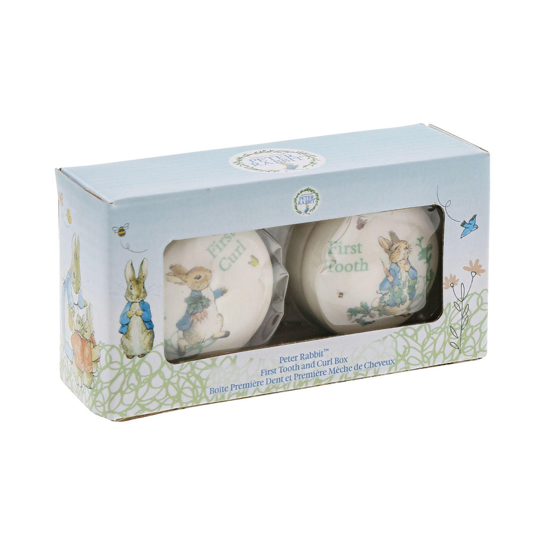 Peter Rabbit First Tooth & Curl Box by Beatrix Potter - Enesco Gift Shop