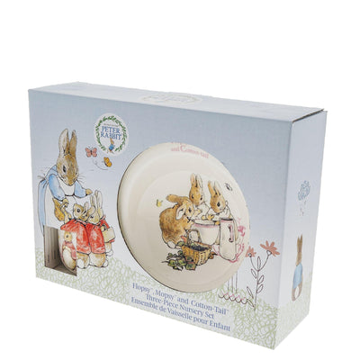 Flopsy, Mopsy & Cotton-tail Three-Piece Nursery Set by Beatrix Potter - Enesco Gift Shop