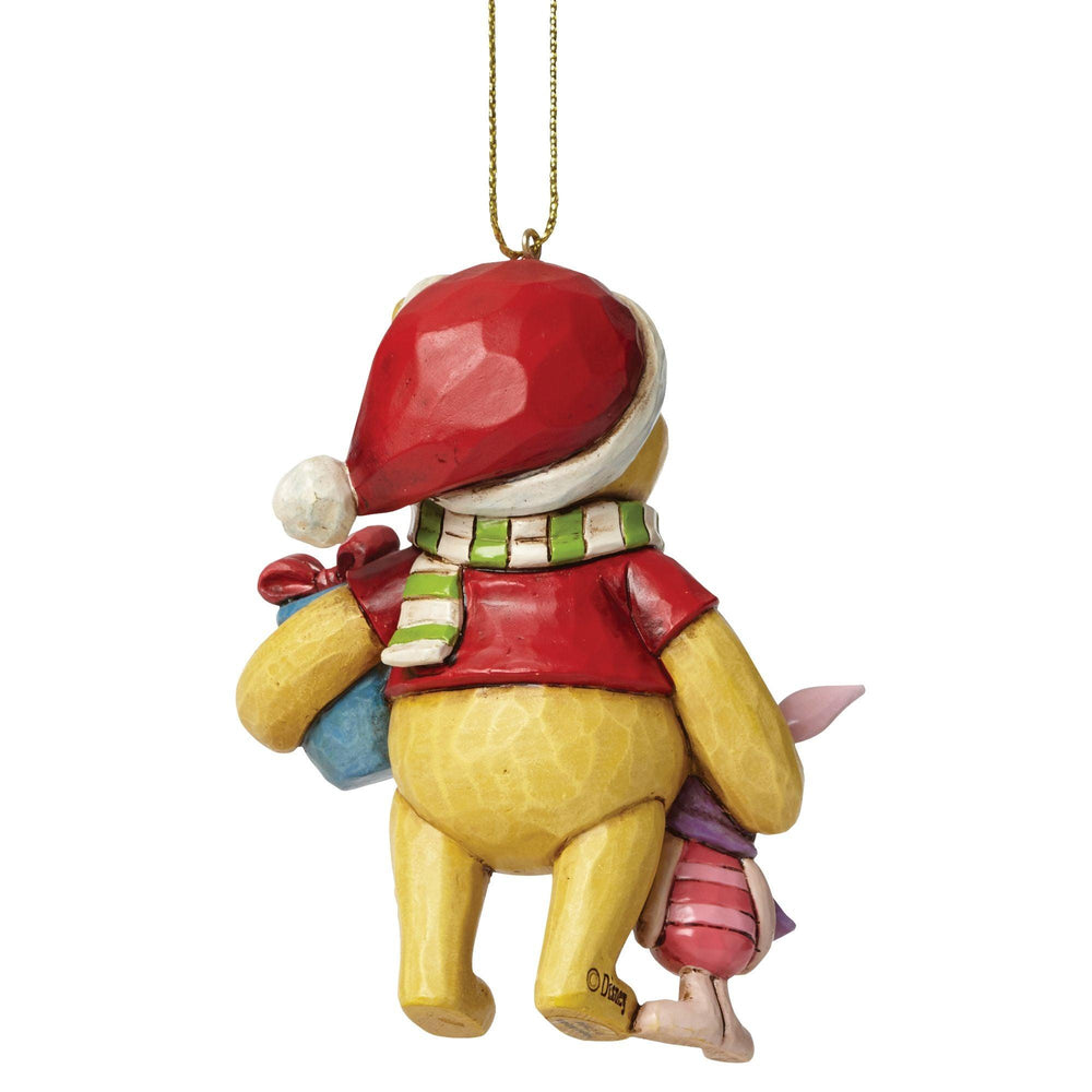 Winnie the Pooh and Piglet Hanging Ornament - Disney Traditions by Jim Shore - Enesco Gift Shop