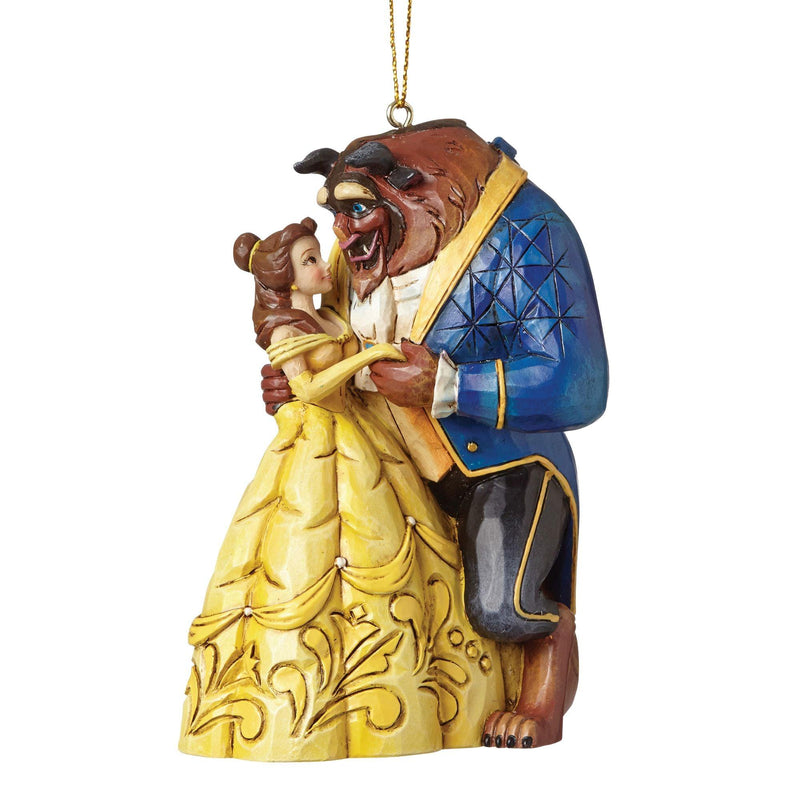 Beauty and The Beast Hanging Ornament - Disney Traditions by Jim Shore - Enesco Gift Shop