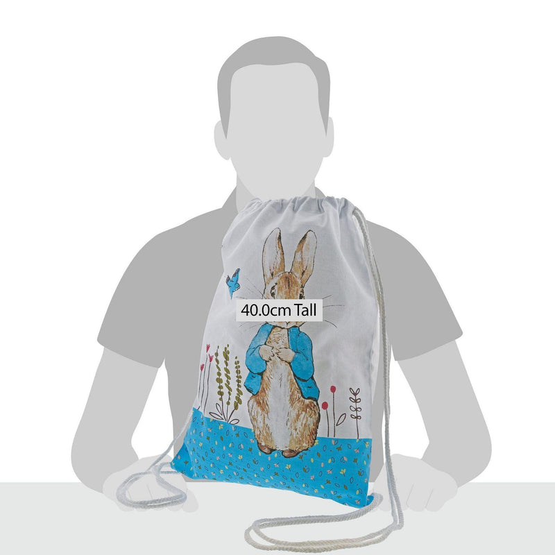 Peter Rabbit Drawstring Bag by Beatrix Potter - Enesco Gift Shop
