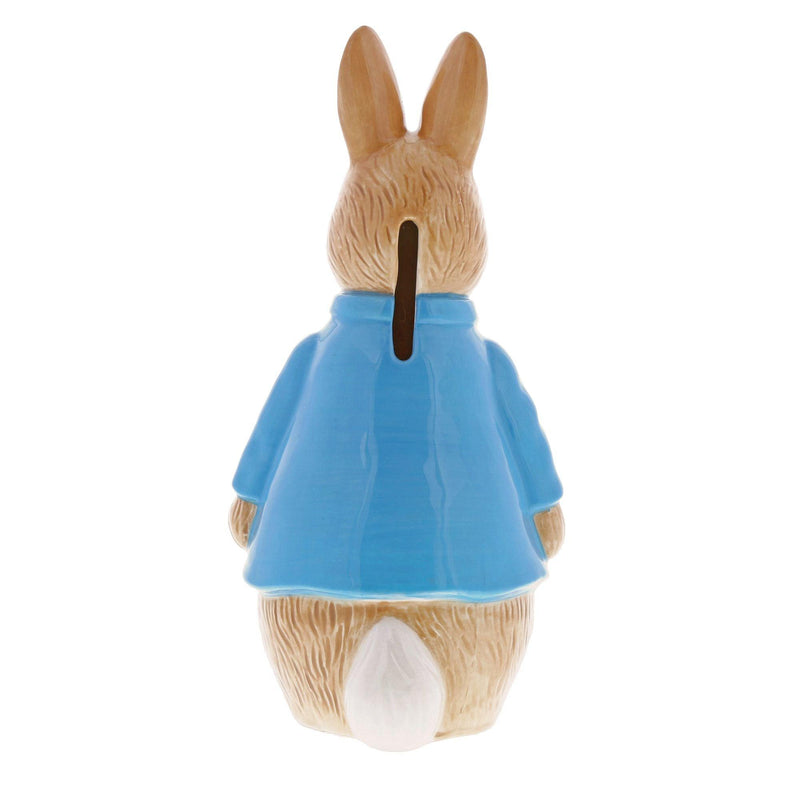 Peter Rabbit Sculpted Money Bank by Beatrix Potter - Enesco Gift Shop