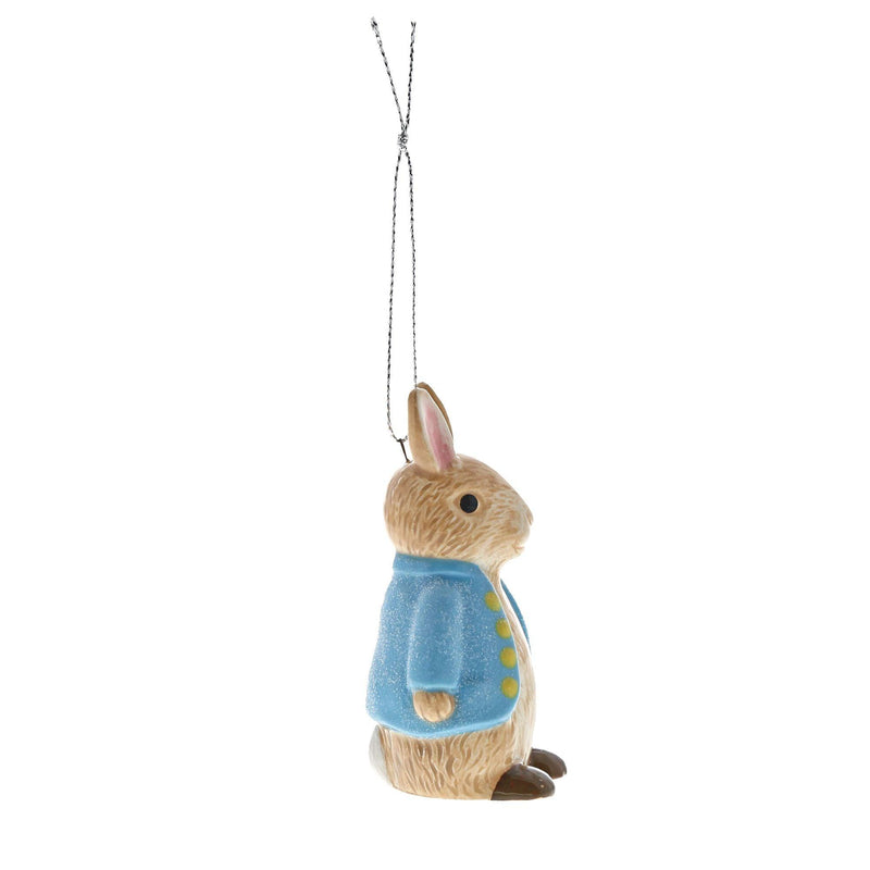 Peter Rabbit Sculpted Hanging Ornament by Beatrix Potter - Enesco Gift Shop