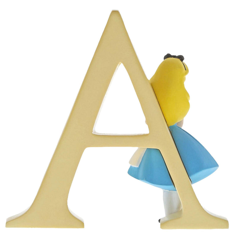 "A" Alice in Wonderland Decorative Alphabet Letter by Enchanting Disney - Enesco Gift Shop