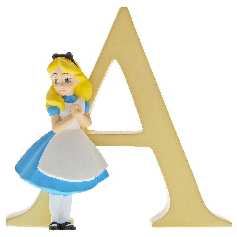 "A" Alice in Wonderland Decorative Alphabet Letter by Enchanting Disney - Enesco Gift Shop