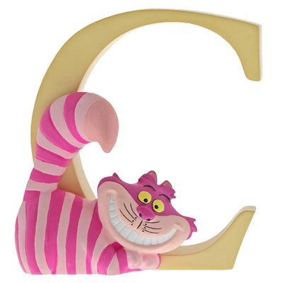 "C" - Cheshire Cat Decorative Alphabet Letter by Enchanting Disney - Enesco Gift Shop