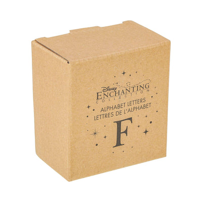 "F" - Flower Decorative Alphabet Letter by Enchanting Disney - Enesco Gift Shop
