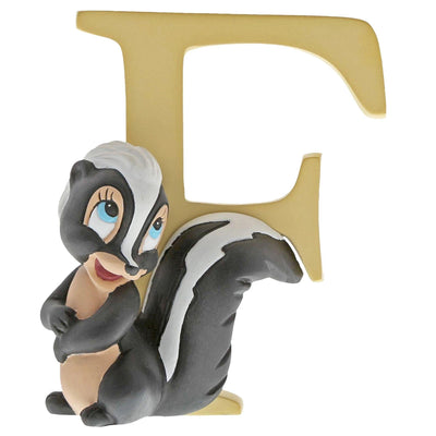 "F" - Flower Decorative Alphabet Letter by Enchanting Disney - Enesco Gift Shop