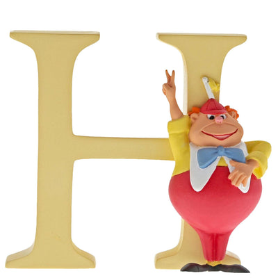 "H" - Tweedle Dee Decorative Alphabet Letter by Enchanting Disney - Enesco Gift Shop