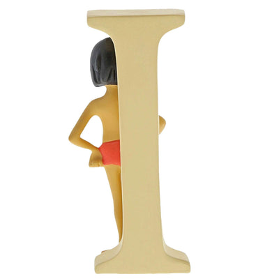 "I" - Mowgli Decorative Alphabet Letter by Enchanting Disney - Enesco Gift Shop