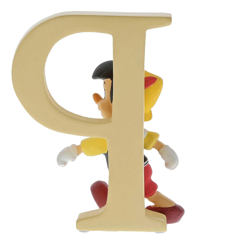 "P" - Pinocchio Decorative Alphabet Letter by Enchanting Disney - Enesco Gift Shop