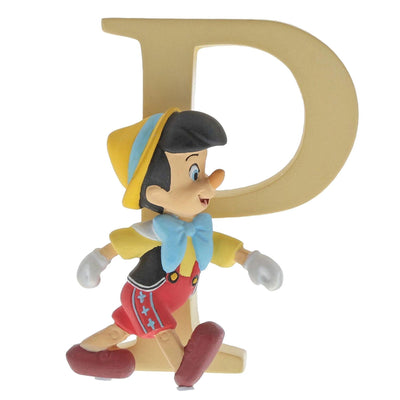 "P" - Pinocchio Decorative Alphabet Letter by Enchanting Disney - Enesco Gift Shop