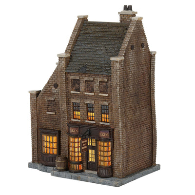 Borgin and Burkes Shop Illuminated Model Building - Harry Potter Village by Department 56 (EU Adaptor) - Enesco Gift Shop