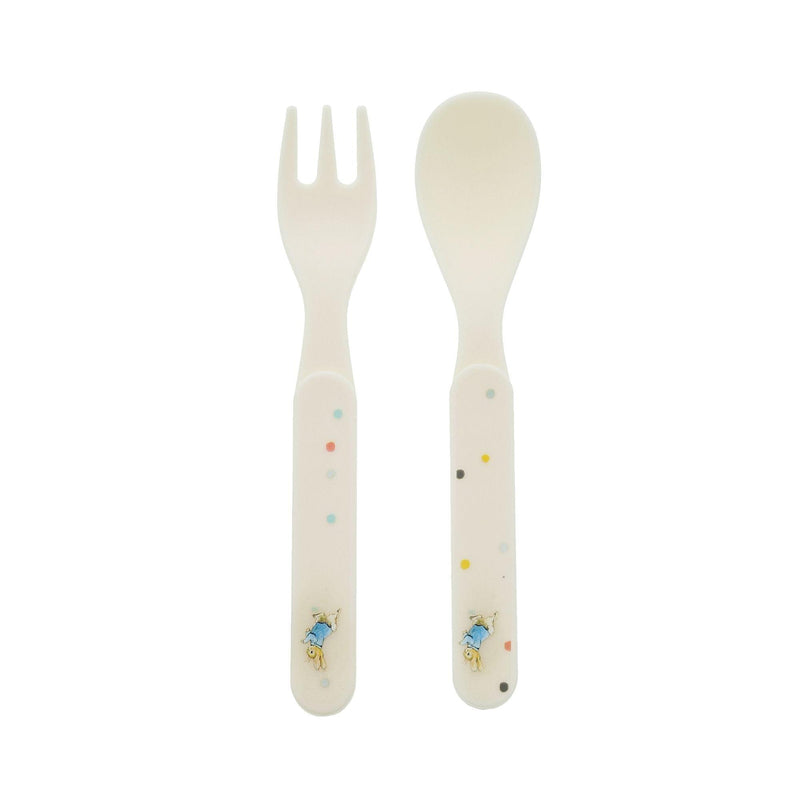 Peter Rabbit Fork and Spoon Set by Beatrix Potter - Enesco Gift Shop