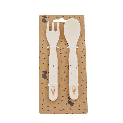 Flopsy Fork and Spoon Set by Beatrix Potter - Enesco Gift Shop